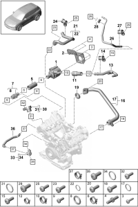9A712160100-Water pump