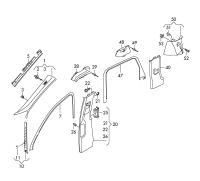 7P0867671A-Finisher, for door sash