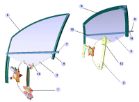 6104130U8010-GLASS(L),DOOR-FRT