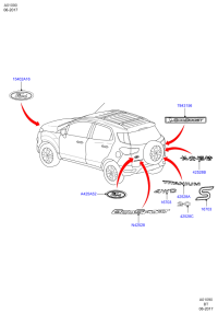 FB5316703BA-EMBLEM-SYMBOL MARK -`H`