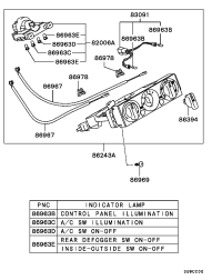MR315189-SWITCH,HEATER BLOWER
