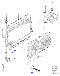 98BB8100AA-BRAKE PAD SET FR-W204 -2007