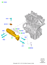 CM5G9441AA-GASKET-INTAKE ADAPTER