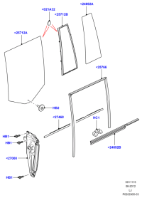 LR012832-GASKET,W.PUMP INLET