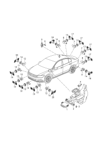5QD919283K-Controlunit, parking
