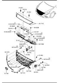 BKC350712-REINF.,RADIATOR GRIL