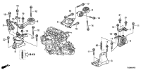 50850SNAA01-MTG RUB ASSY,TRNS