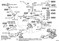 423040E070-CARRIER SUB-ASSY REAR AXLE RH