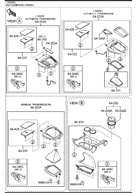 KA5D64330-Cover, shift lever