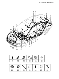 9019257-WIRE, INSTRUMENT PANEL