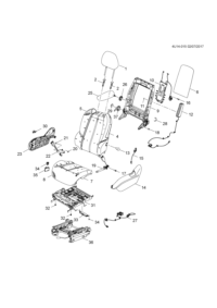 9010278-Headrest assy-front seat