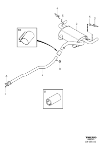 31365047-ACTROS COMPRESSOR SILENCER