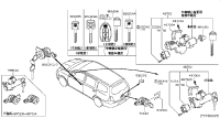 99810CJ005-KEY SET CYLINDER LOCK