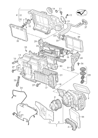 4M1820021C-INTERIOR BLOWER/AUDI A8