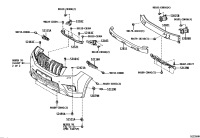521020G010-SUPPORT SUB-ASSY, FRONT BUMPER SIDE, RH