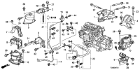 50610TA2H00-BRKT,RR ENG MT (A