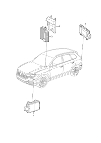 4N0907669C-Control unit, object recognition