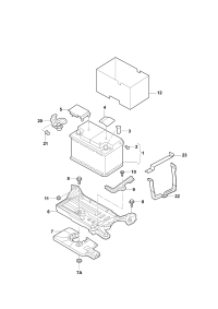 5Q0915181J-Controlunit, battery monitor