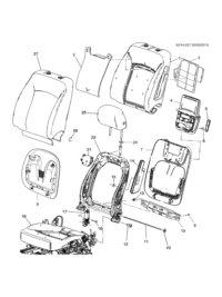 9019752-Heater assy-front seat back