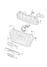 4H0853605B-AUDI assy., AUDI