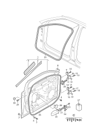 80A831051H-Door assy-rr, lh