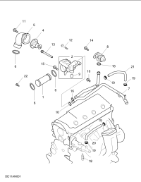 SMD312815-Hose comp., water in