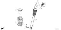 52631SNAA22-Mounting assy-rr