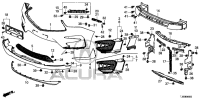 71130TJBH11-BEAM COMP,FR BPR