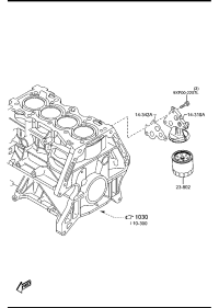 PE0114302A-CARTRIDGE,OIL FILTER