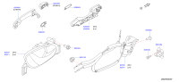 825002GG0B-LOCK & REMOTE CONTROL ASSY-REAR DOOR,RH