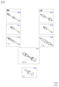 GN153B436CD-Rh/spindle-fr axle