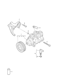 8W0820803A-COMPRESSOR,AIR CON