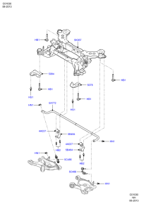 DG9C4A037BNG-BUSH STABILIZER BAR