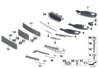 51117279699-FINISHER ROD CENTRE BMW F32 F33 F36
