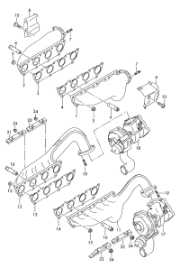 079253033C-MANIFOLD ASSY-EXH.,*