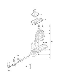 5KD713025AS-Gear shifting mechanism