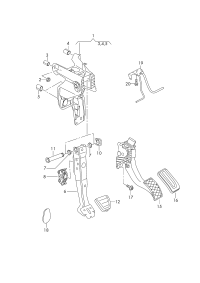 5Q0721165C-MOUNTING/ALL VW MODELS