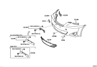5211553050-SUPPORT, FRONT BUMPER SIDE, RH