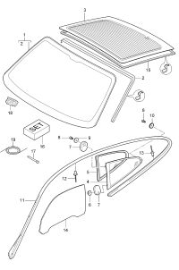 99754191101-Windscreen