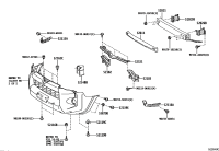 5202560050-Extension sub-assy, front bumper, no.2 rh