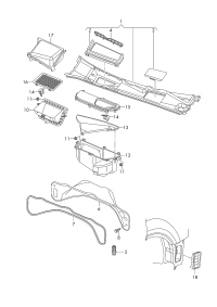 4M1819401D9B9-Gutter cover