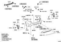 521590Z957-COVER, REAR BUMPER