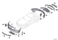 51118051256-Primed Performance aerodynamic kit f