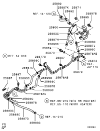 2922A202-TUBE,T/M OIL COOLER