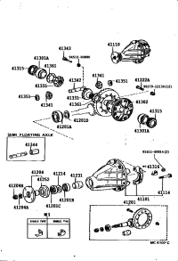 4120169255-FINAL GEAR KIT, DIFF