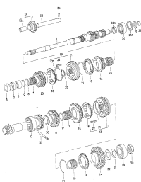014311311E-SPRING-RETURN,REAR BRAKE SHOE