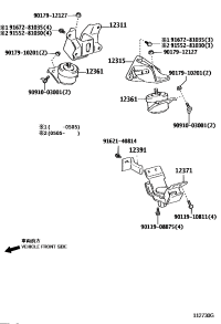1231531050-BRACKET ENGINE