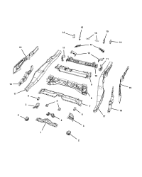 68052152AA-RIGHT CENTER BEARING MOUNTING
