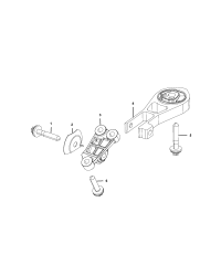 ENGINE MOUNTING,FRONT-E(W212)