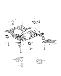52124634AM-CRADLE FRONT SUSPENSION